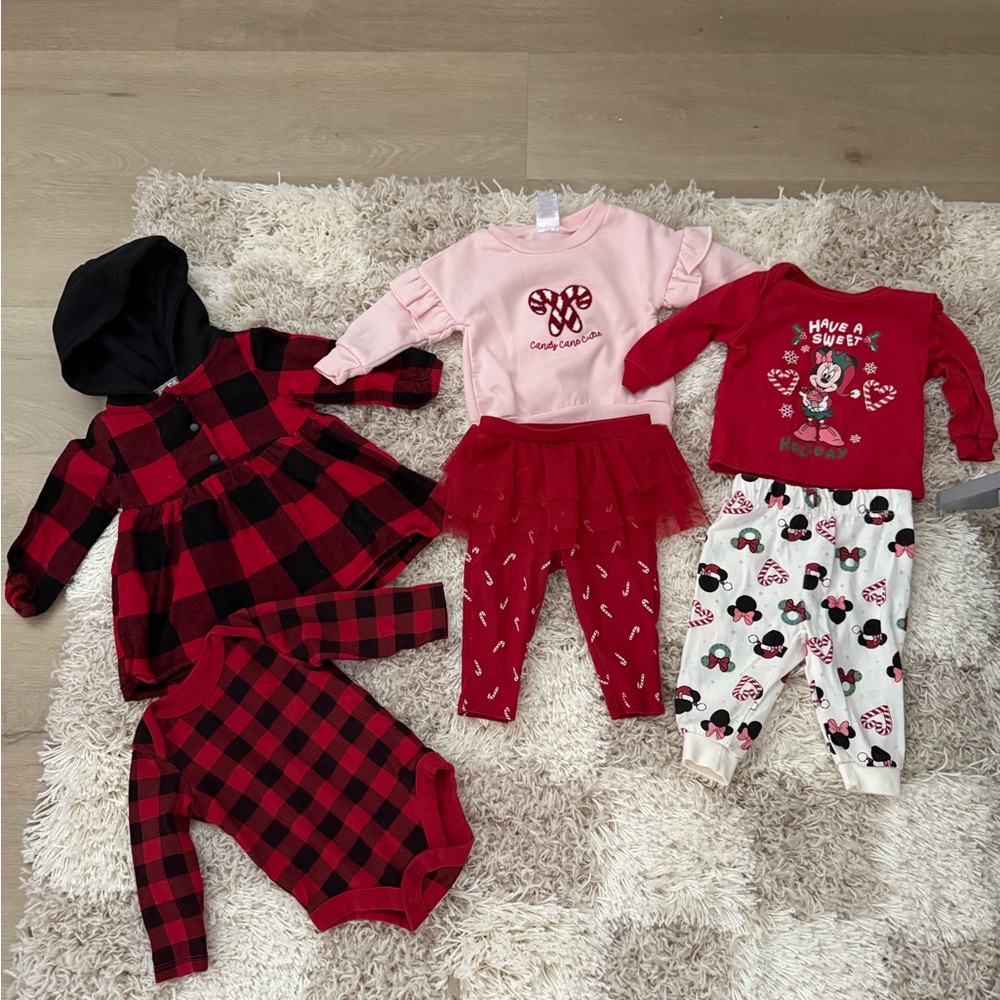 Baby girl holiday outfits 3-6 months